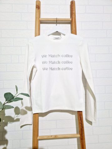 Camiseta Básica Coffe Blanca