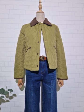 Chaqueta Enguatada Sara Pistacho