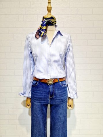 Camisa Rayas Blue
